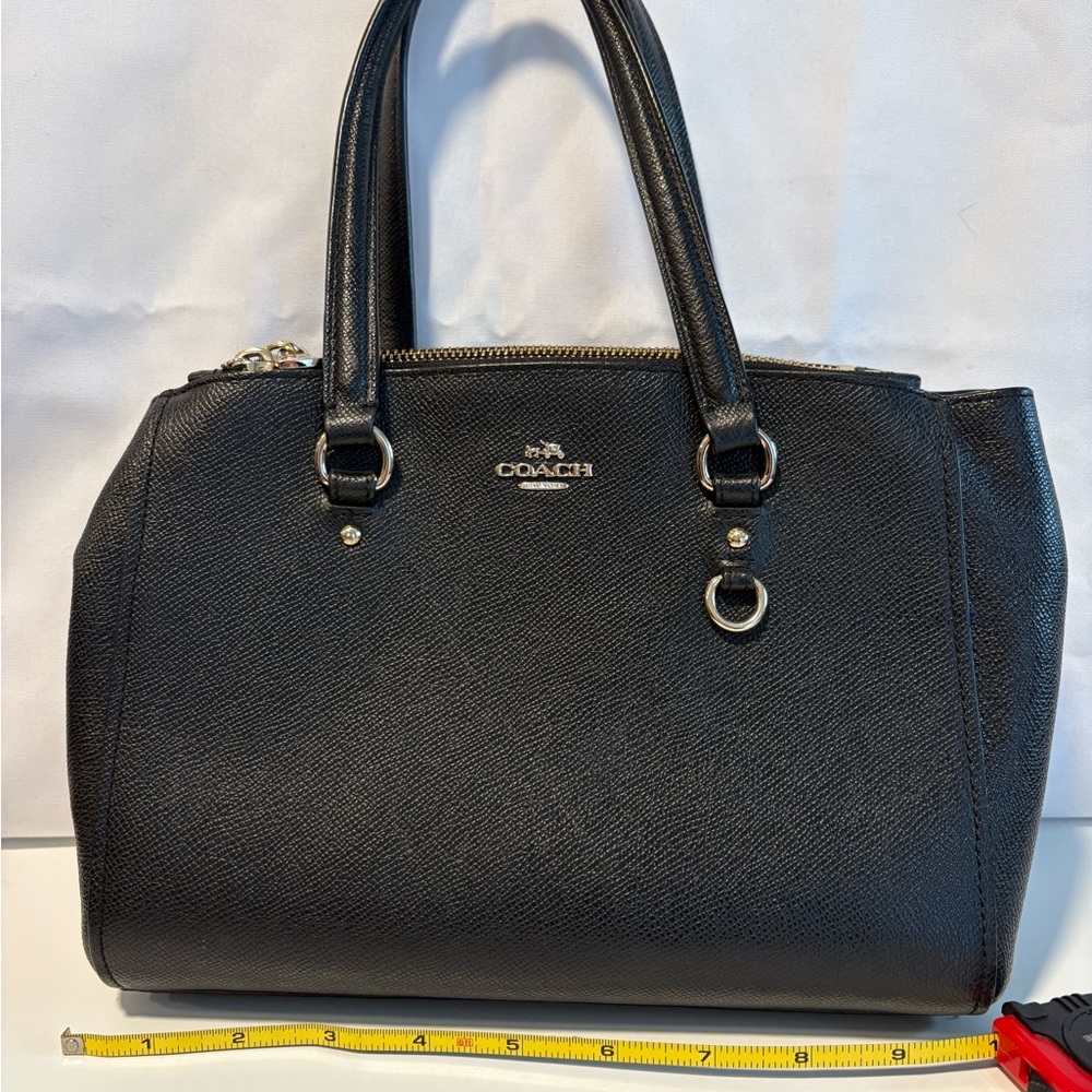 Coach Black Leather Women's Bag